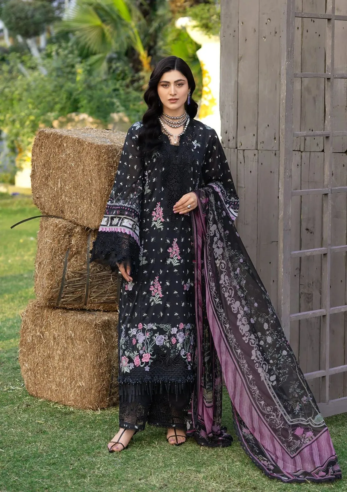 ELAF CHICKENKARI PRINT -26