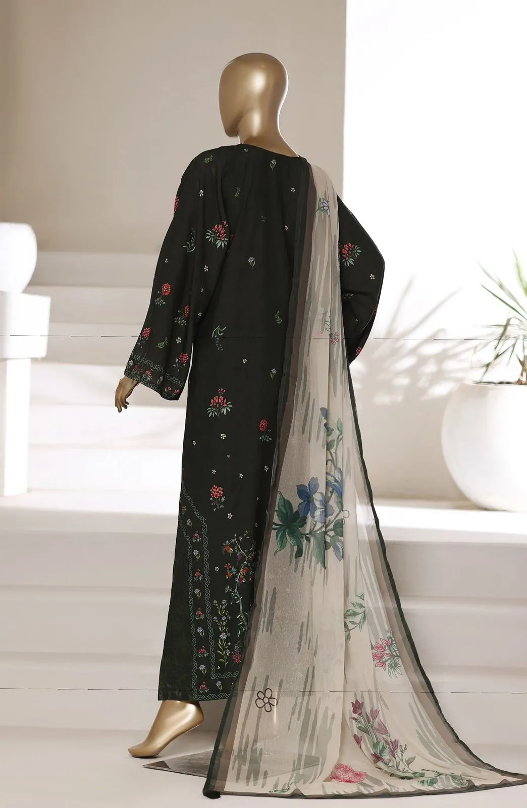 Sadabahar Printed Stitched Kaftaan