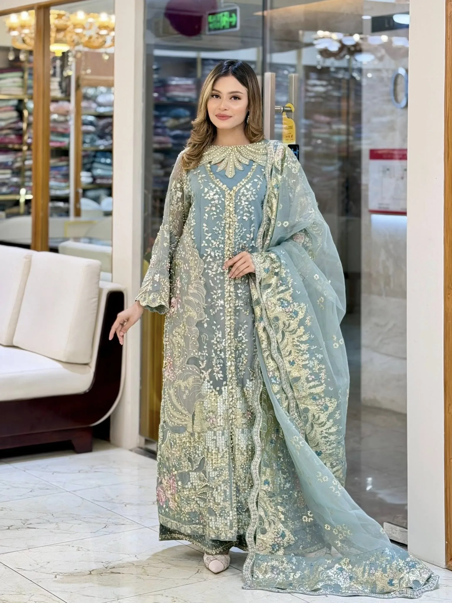 AFROZEH La-Donna stitched