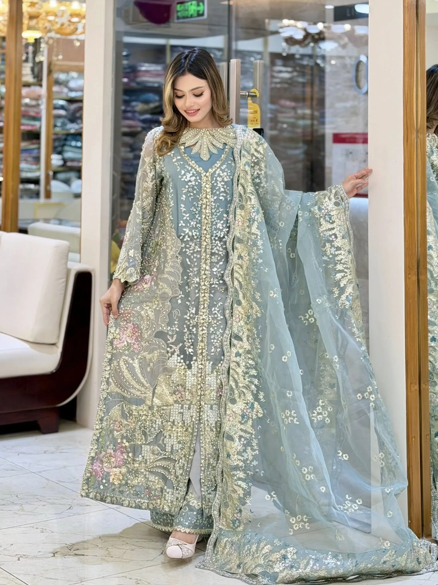 AFROZEH La-Donna stitched