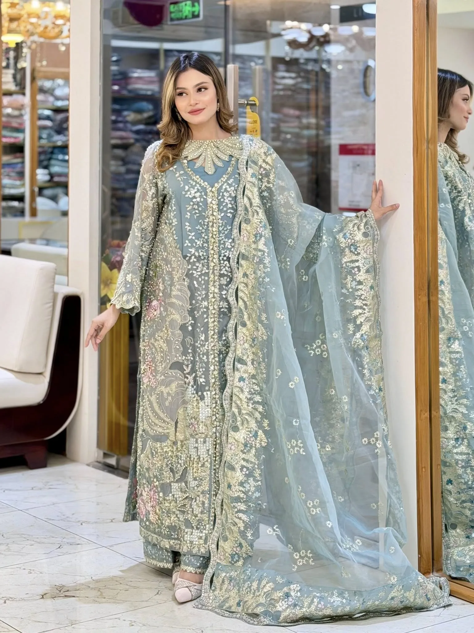 AFROZEH La-Donna stitched