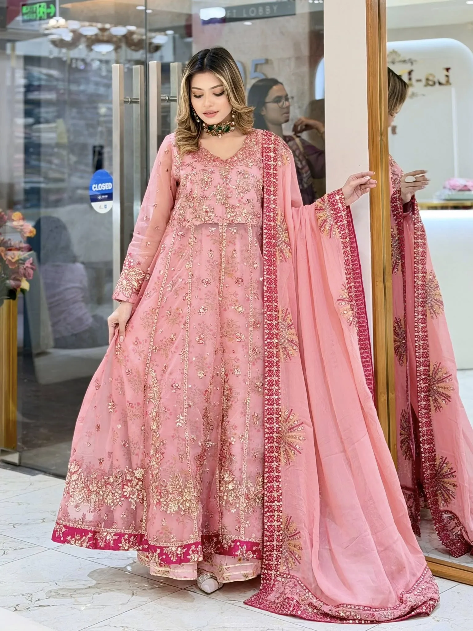 HUSSAIN REHAR La-Donna stitched