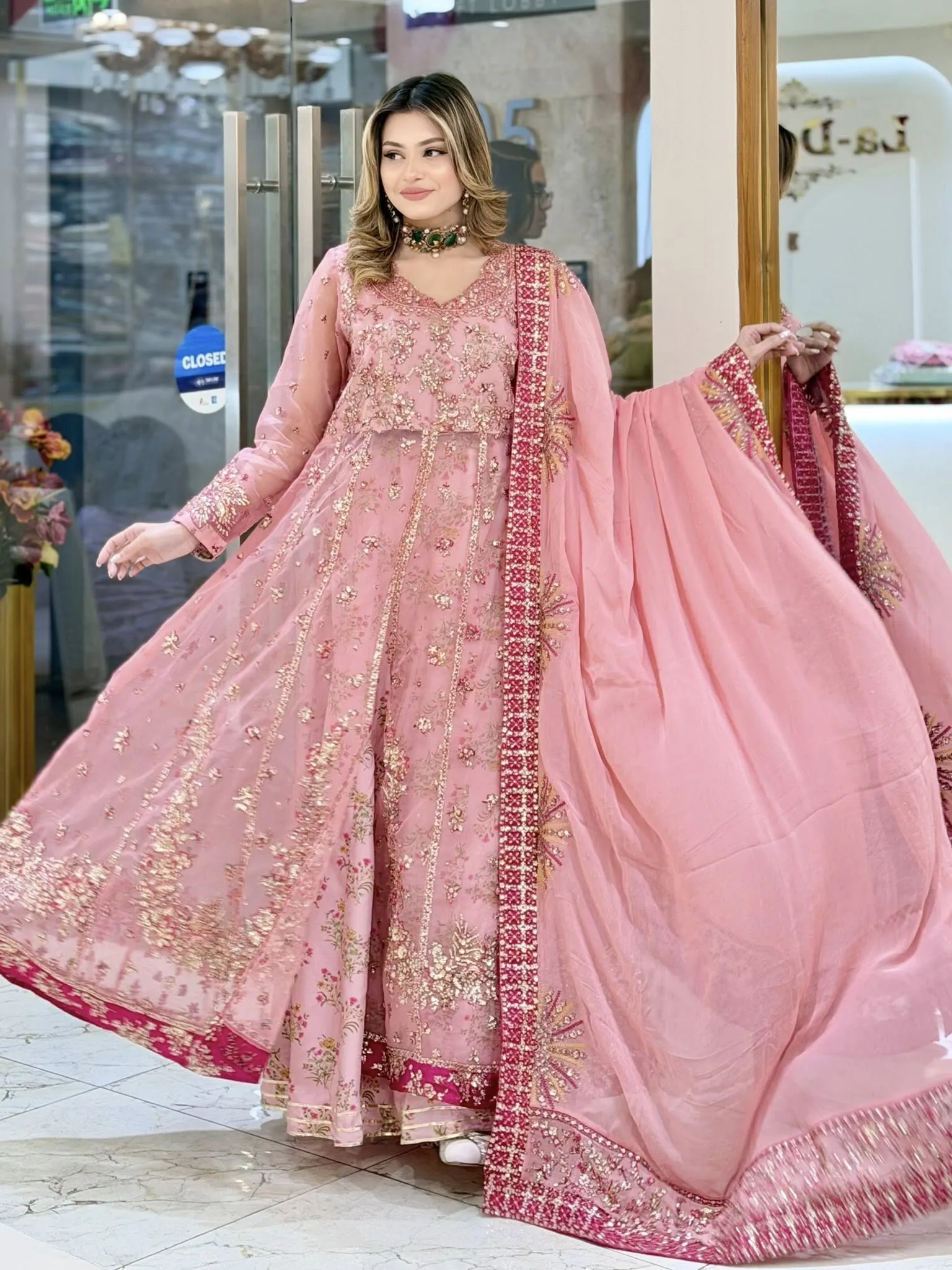 HUSSAIN REHAR La-Donna stitched