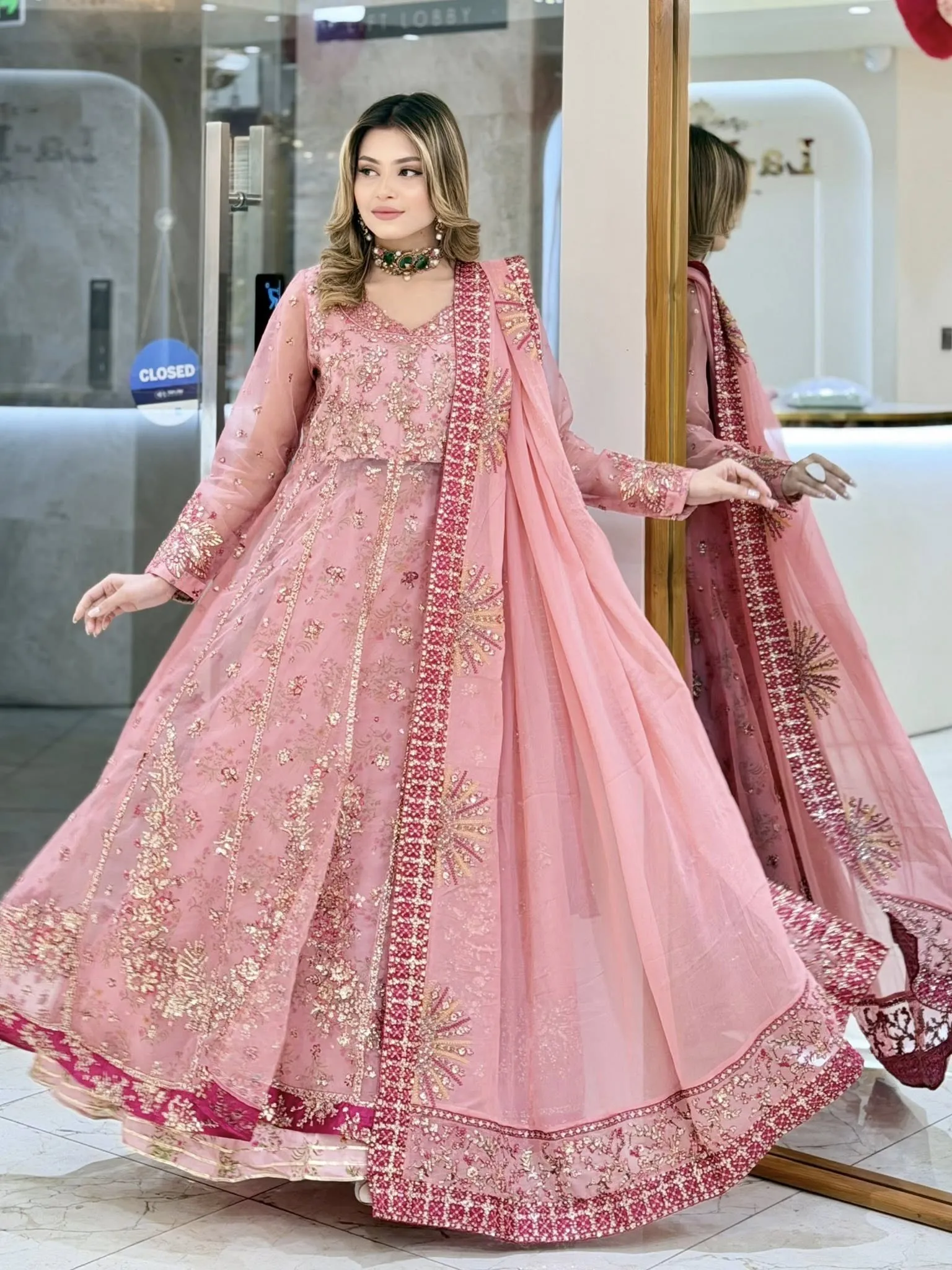 HUSSAIN REHAR La-Donna stitched