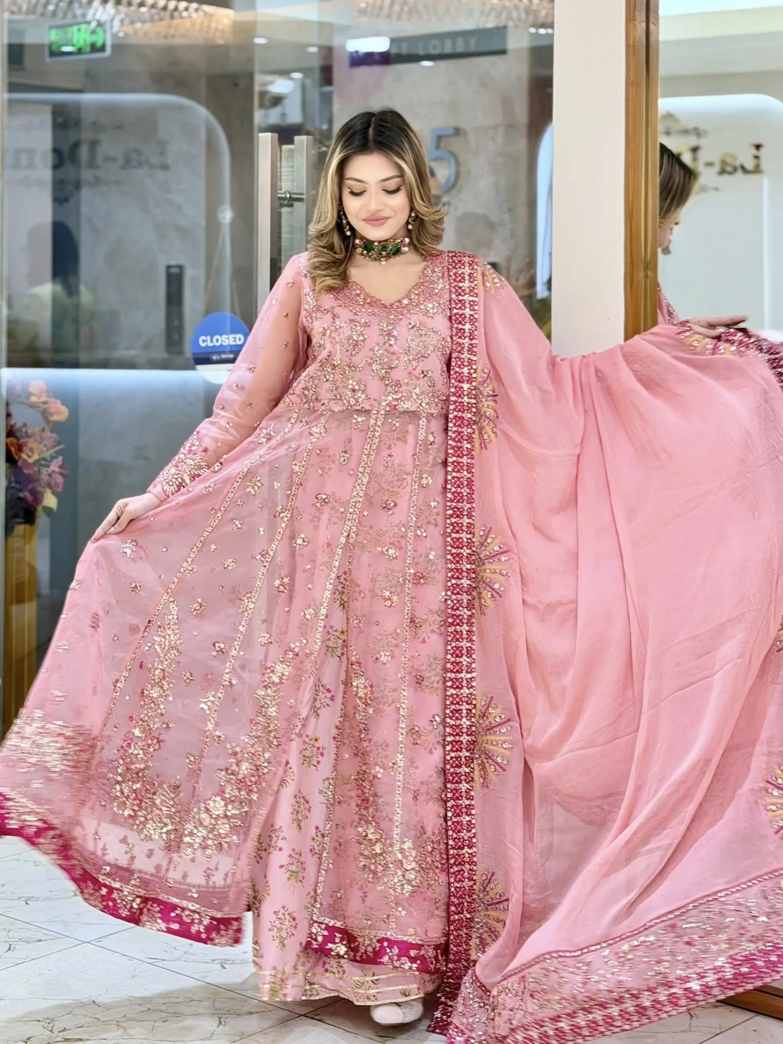 HUSSAIN REHAR La-Donna stitched