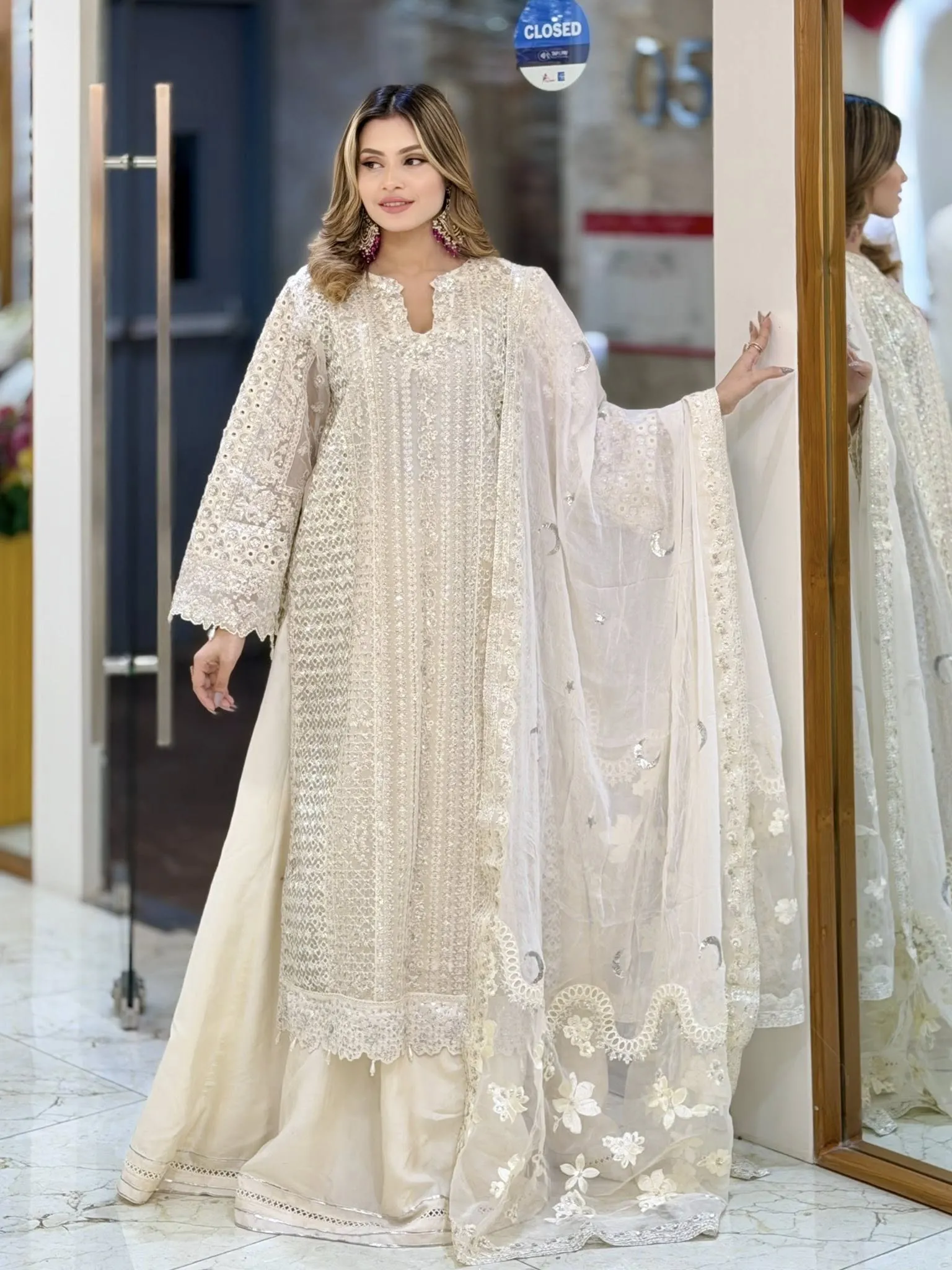 HUSSAIN REHAR La-Donna stitched