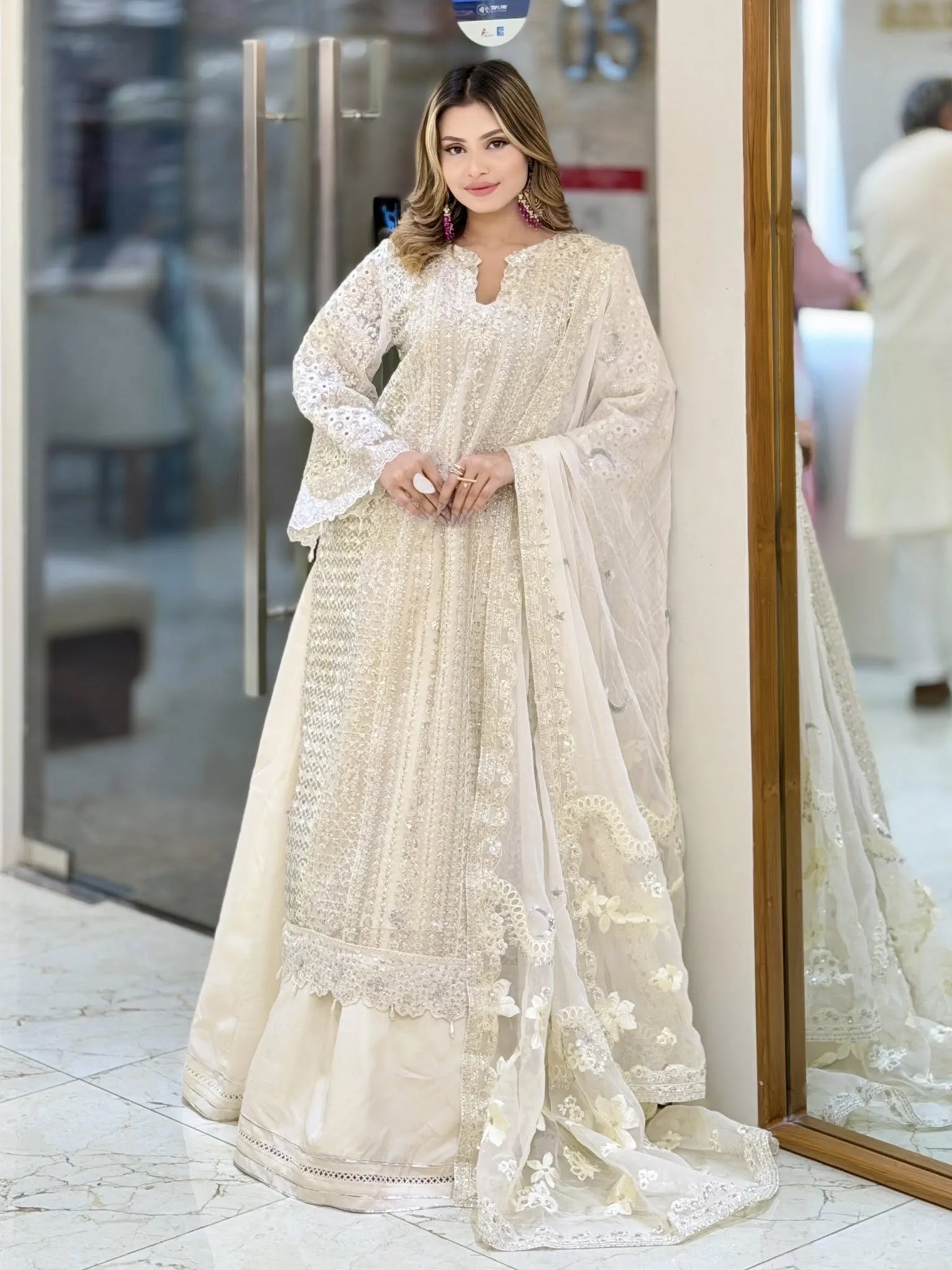 HUSSAIN REHAR La-Donna stitched