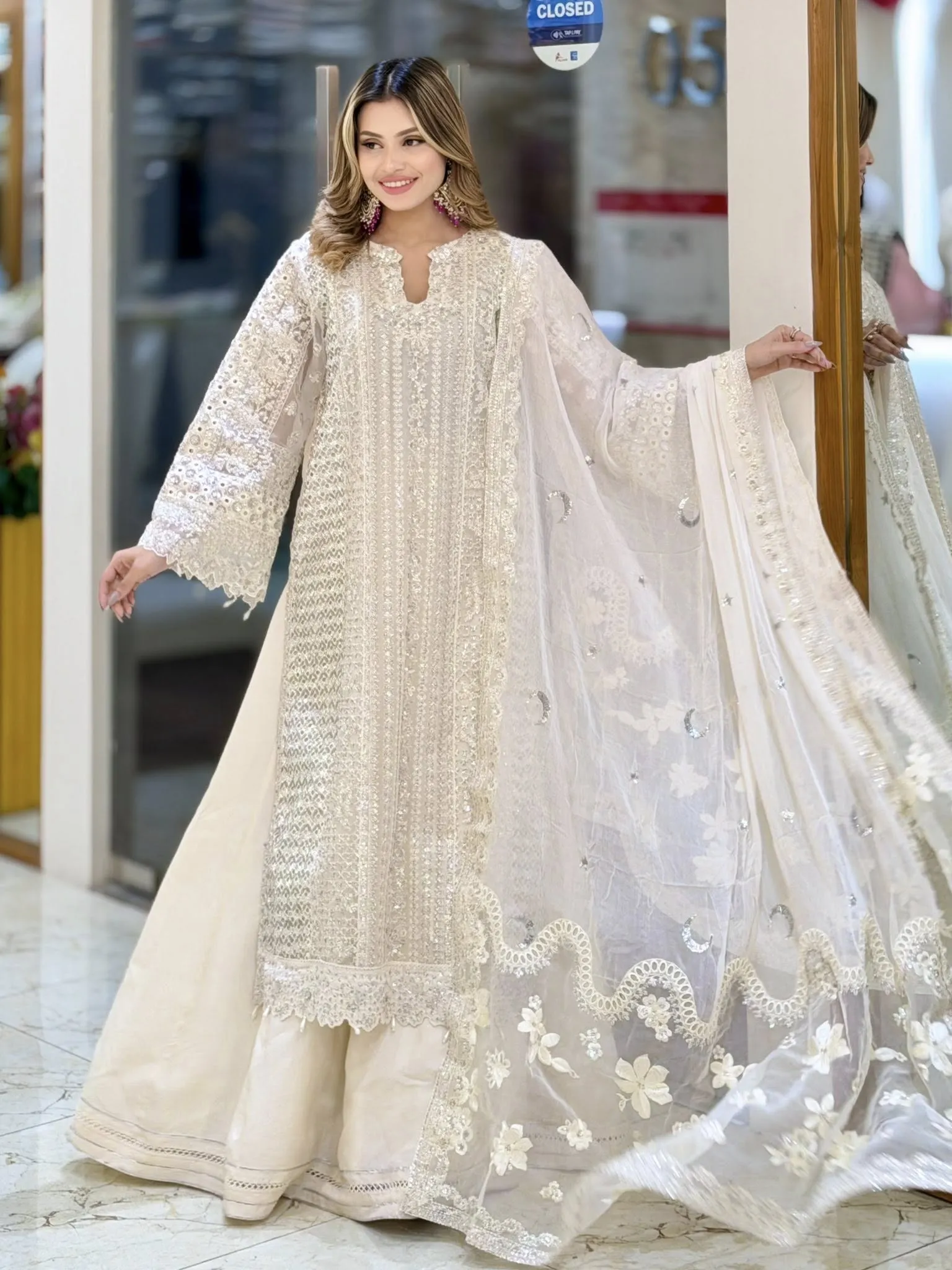 HUSSAIN REHAR La-Donna stitched