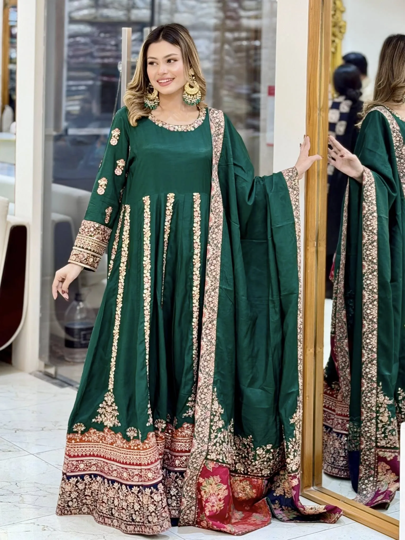 HUSSAIN REHAR La-Donna stitched