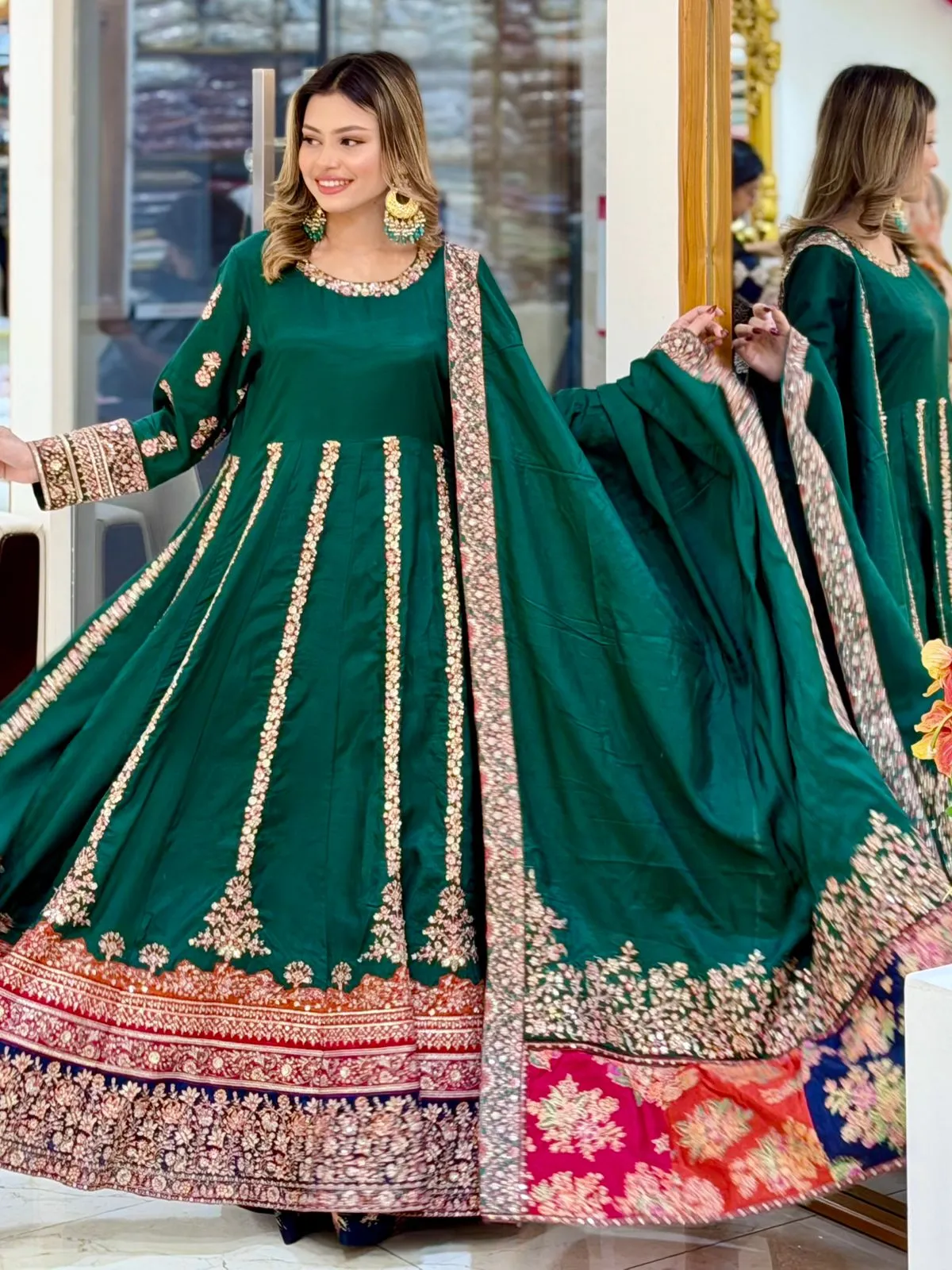 HUSSAIN REHAR La-Donna stitched