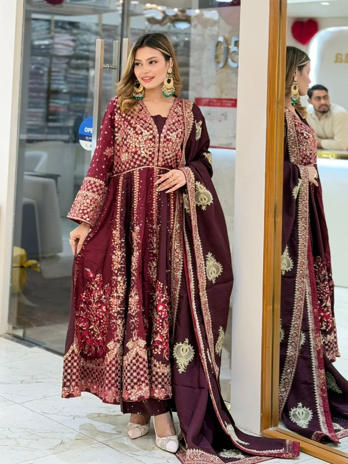 HUSSAIN REHAR La-Donna stitched