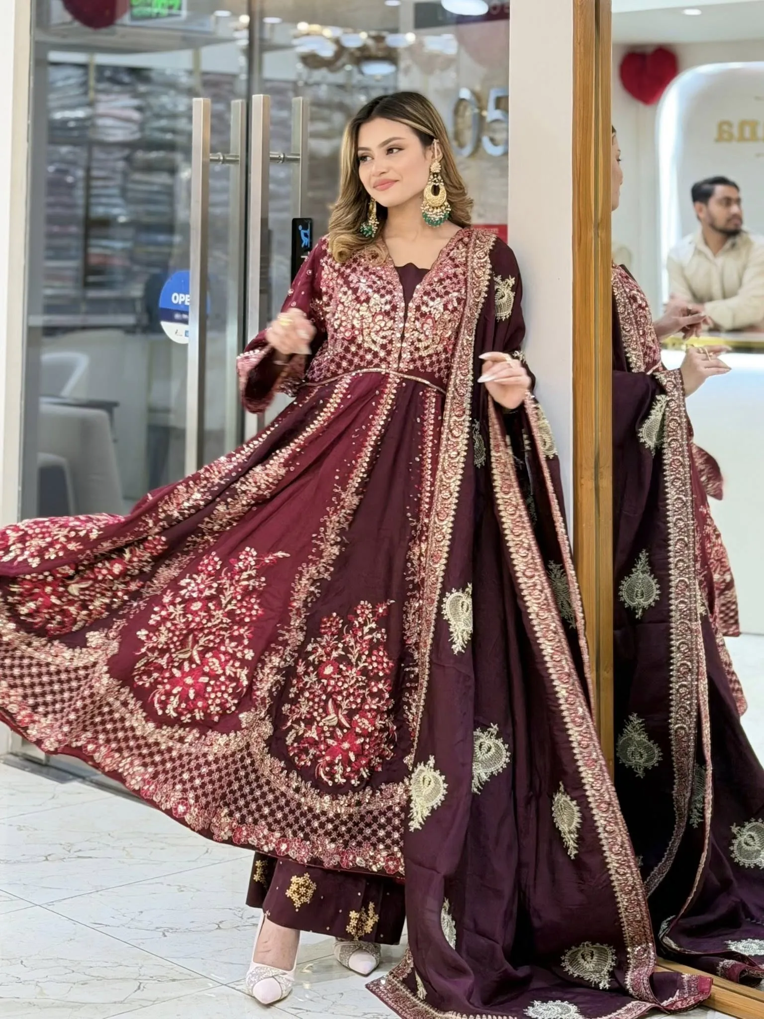 HUSSAIN REHAR La-Donna stitched
