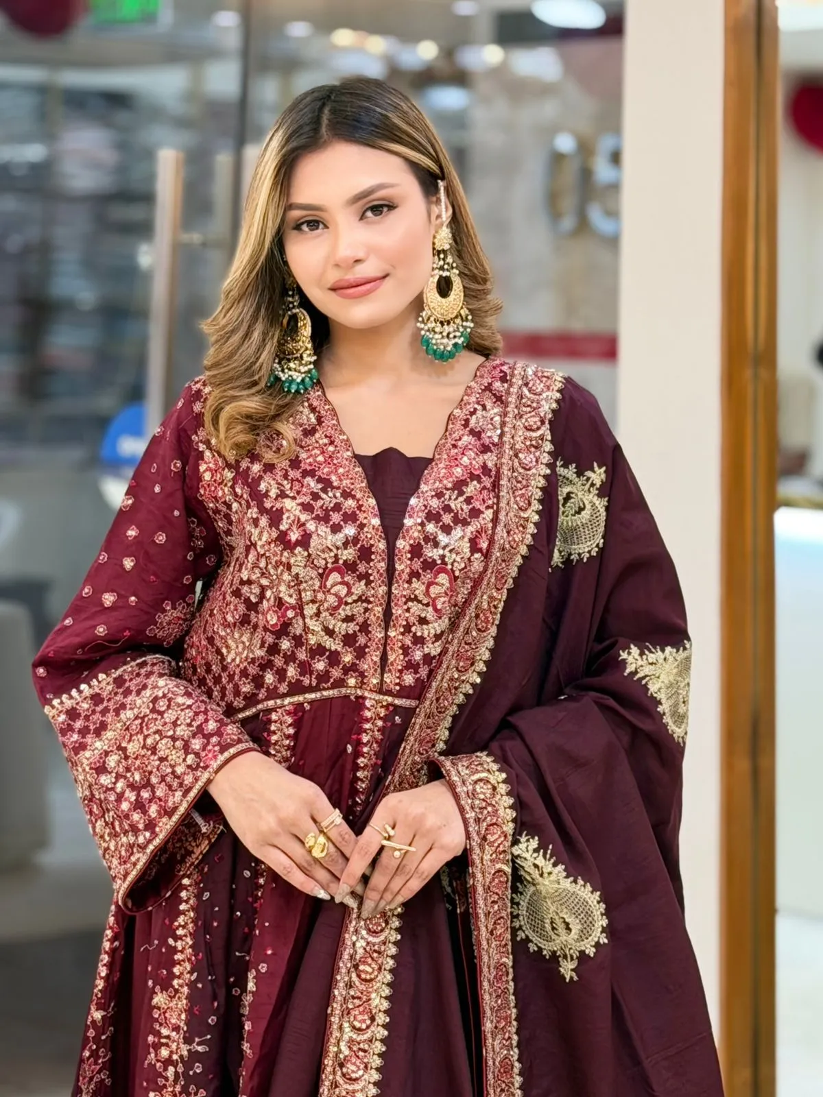 HUSSAIN REHAR La-Donna stitched