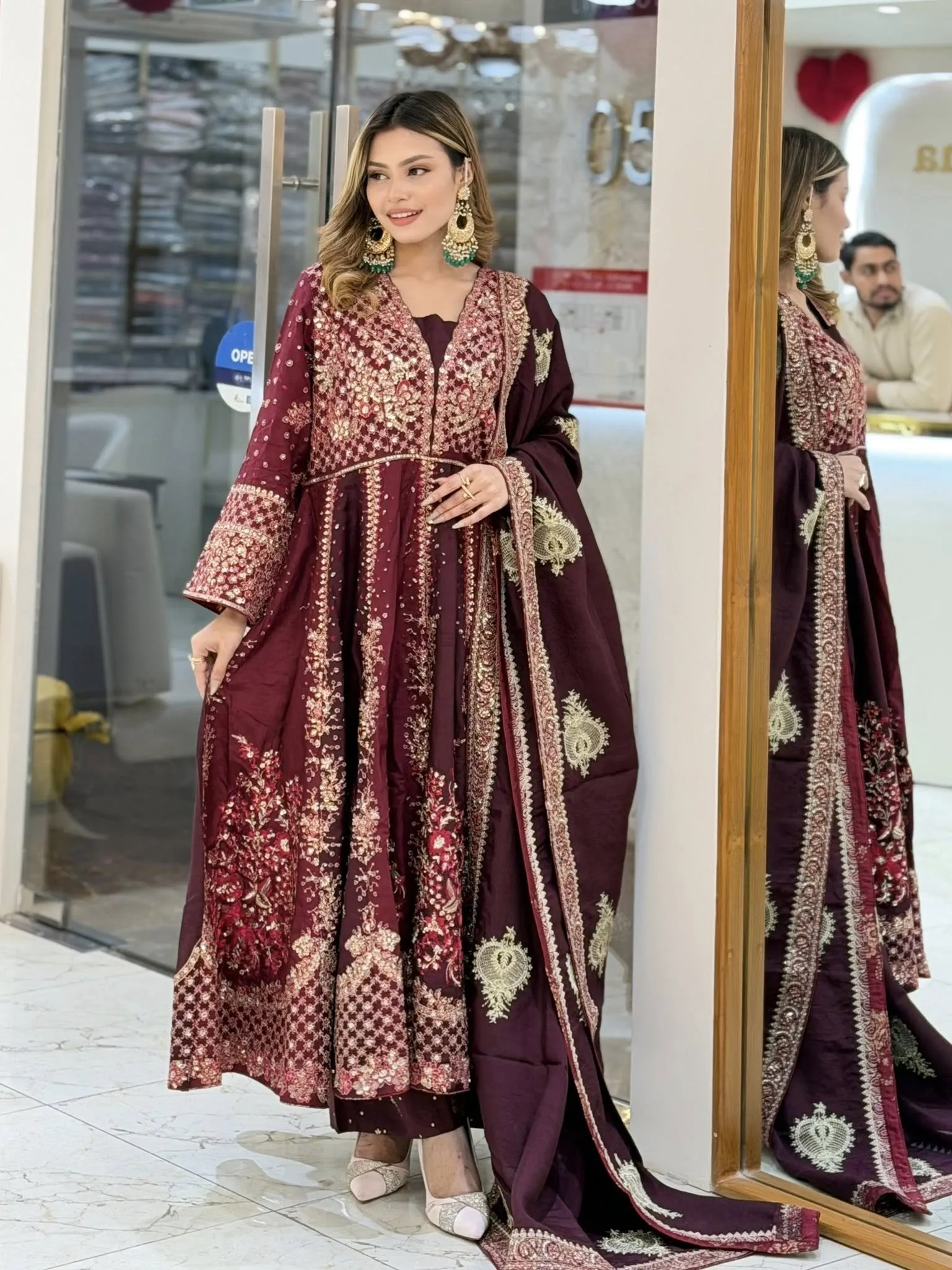 HUSSAIN REHAR La-Donna stitched