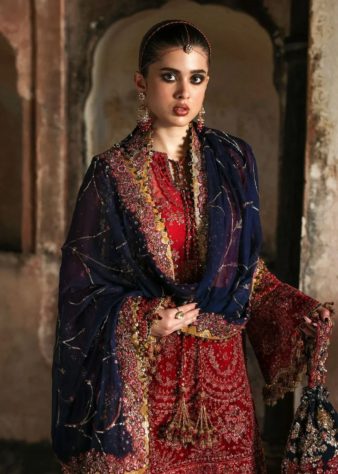 HUSSAIN REHAR La-Donna stitched