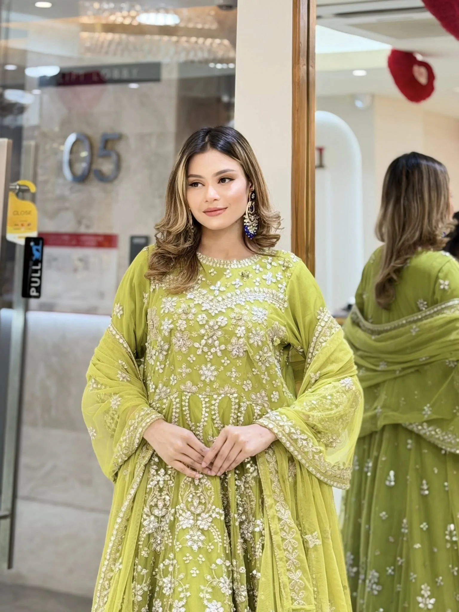 HUSSAIN REHAR La-Donna stitched