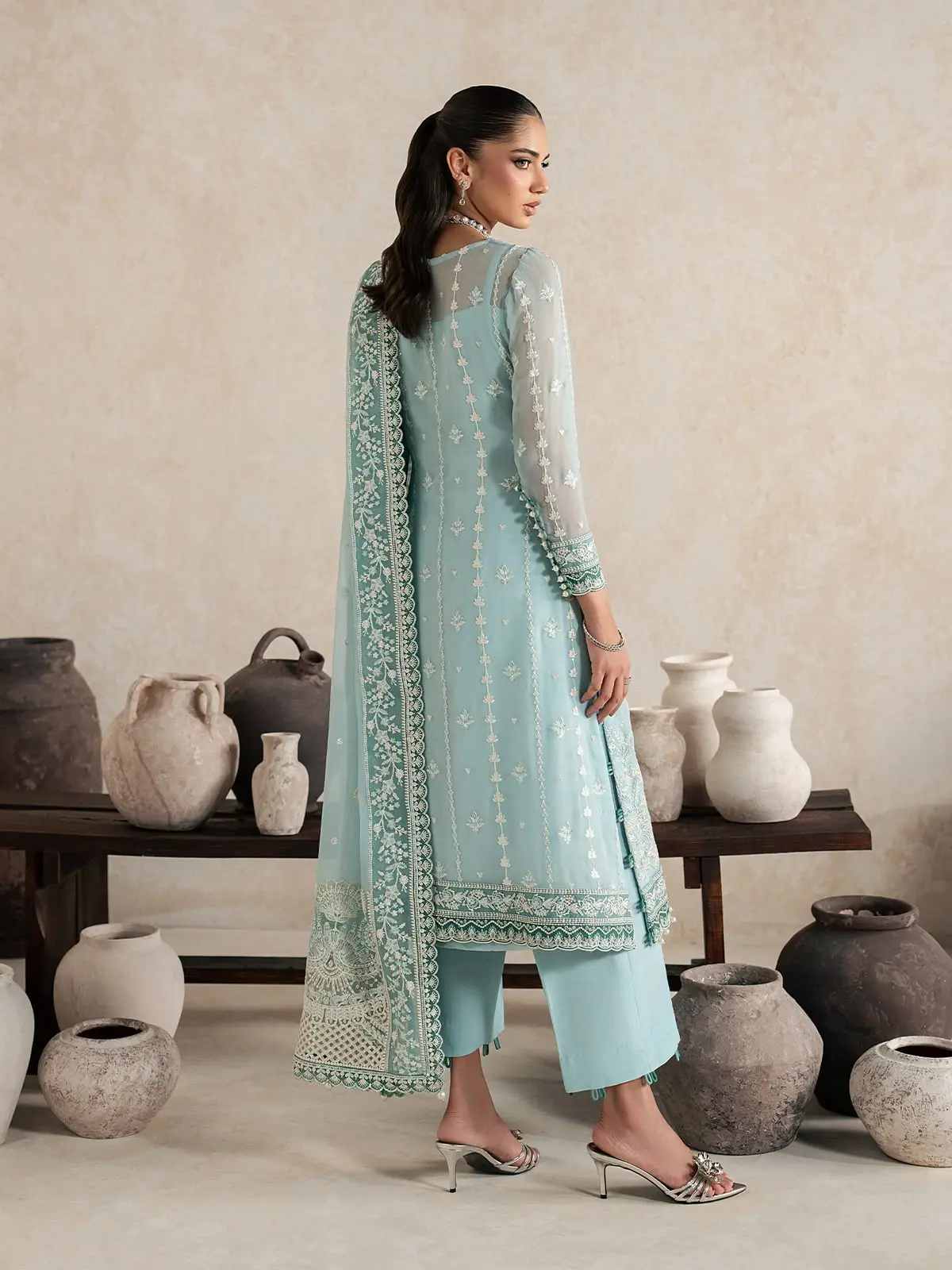 GULAAL Embroidered Chiffon