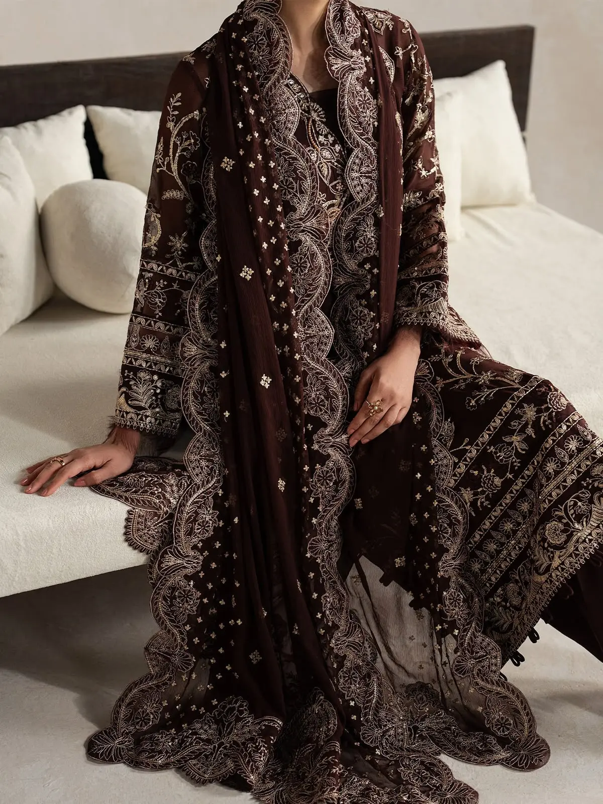 GULAAL Embroidered Chiffon