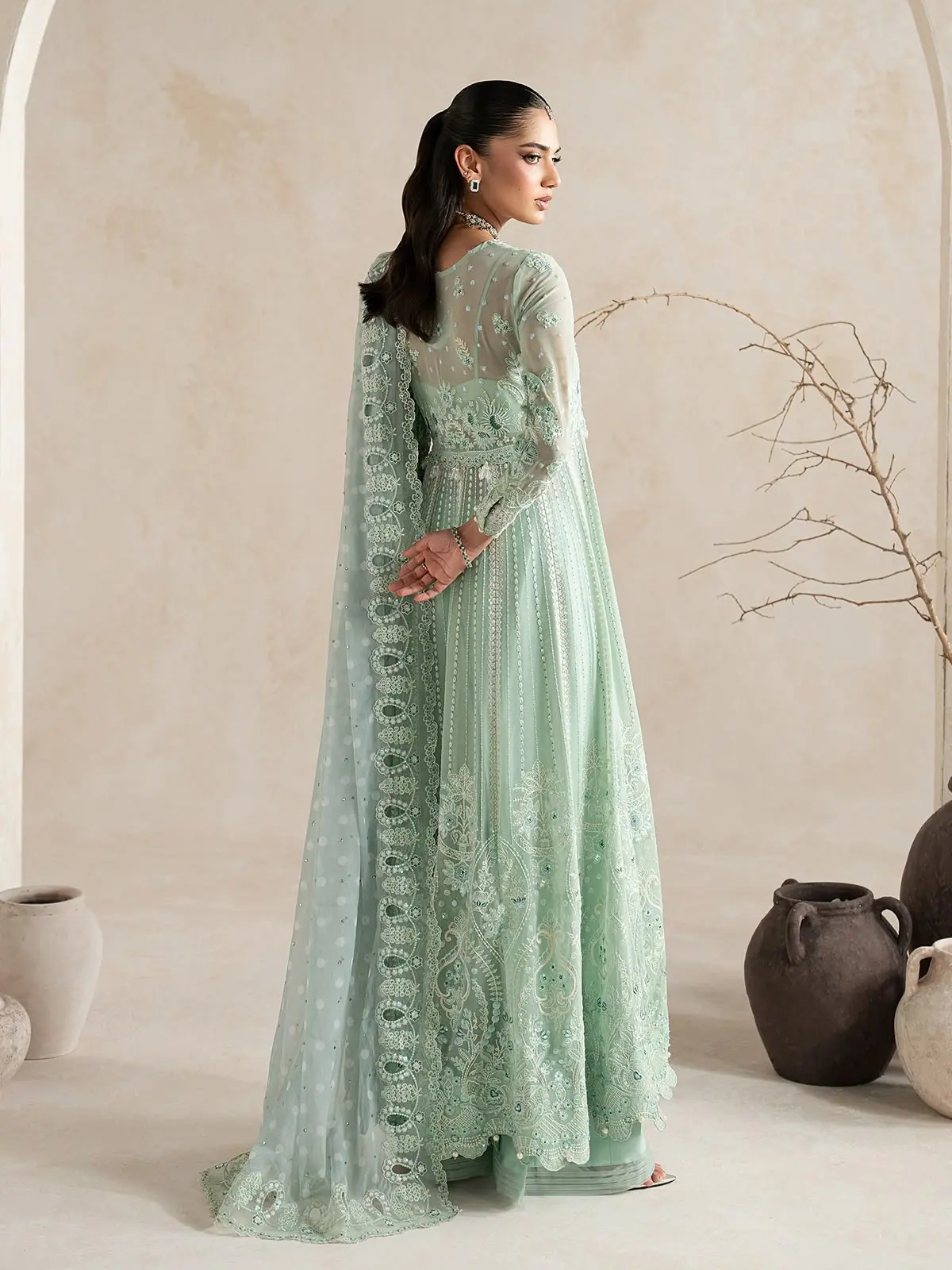 GULAAL Embroidered Chiffon
