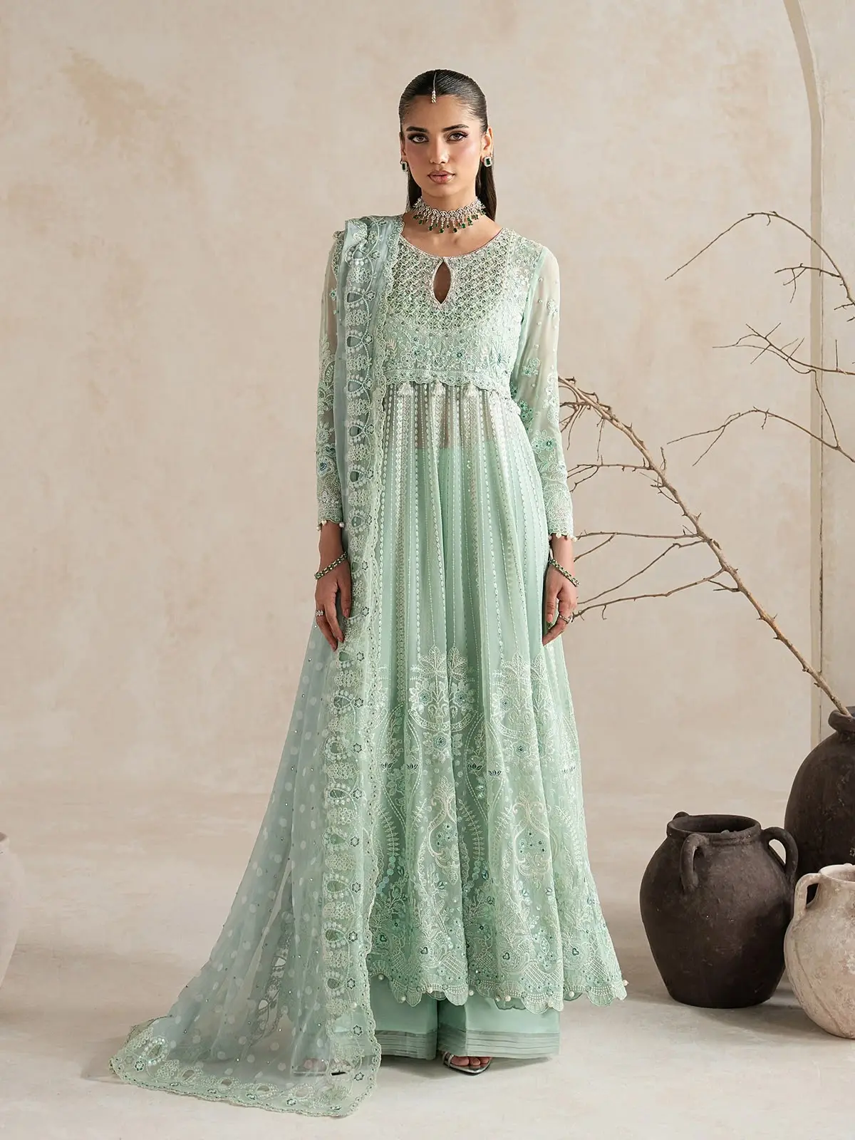 GULAAL Embroidered Chiffon
