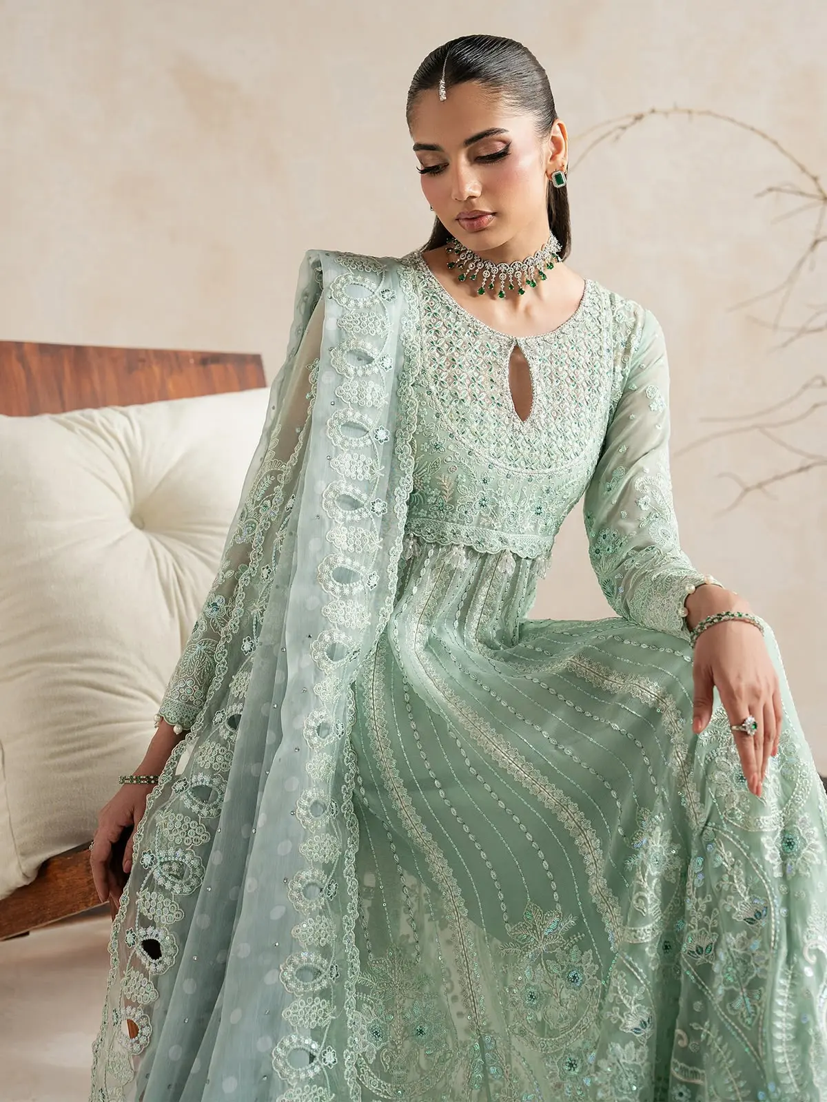 GULAAL Embroidered Chiffon