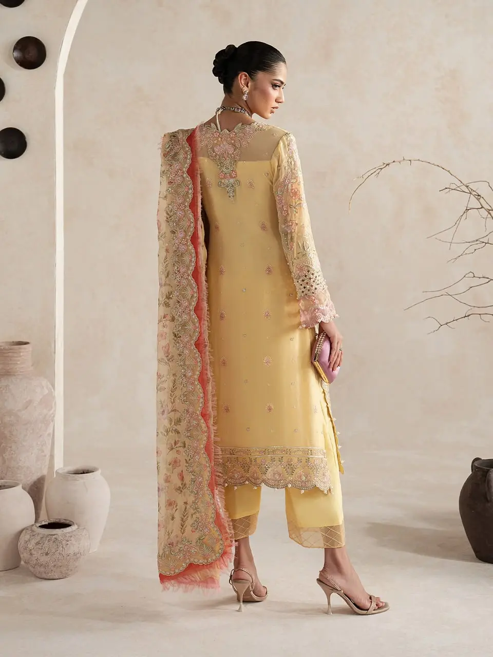 GULAAL Embroidered Chiffon