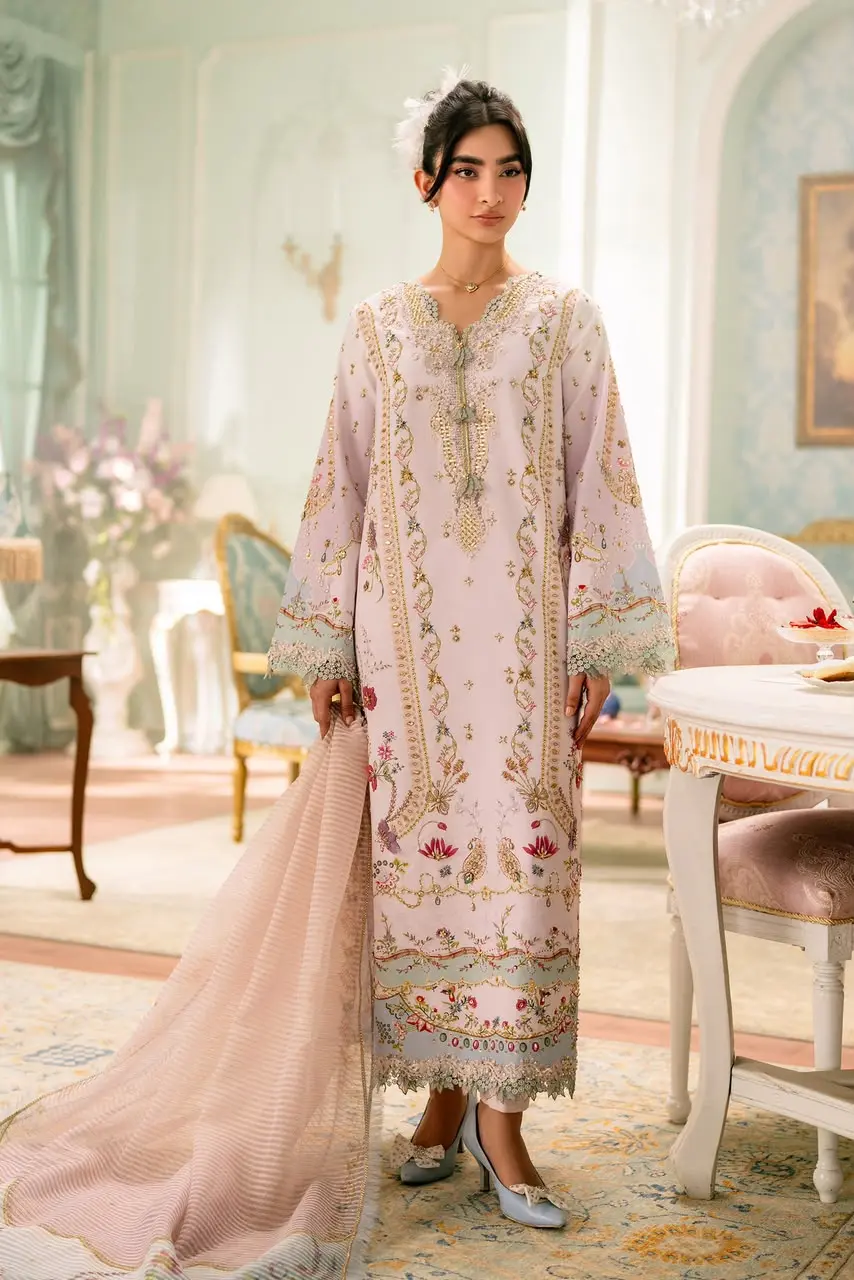 QALAMKAR LUXE SILK UNSTITCHED 
