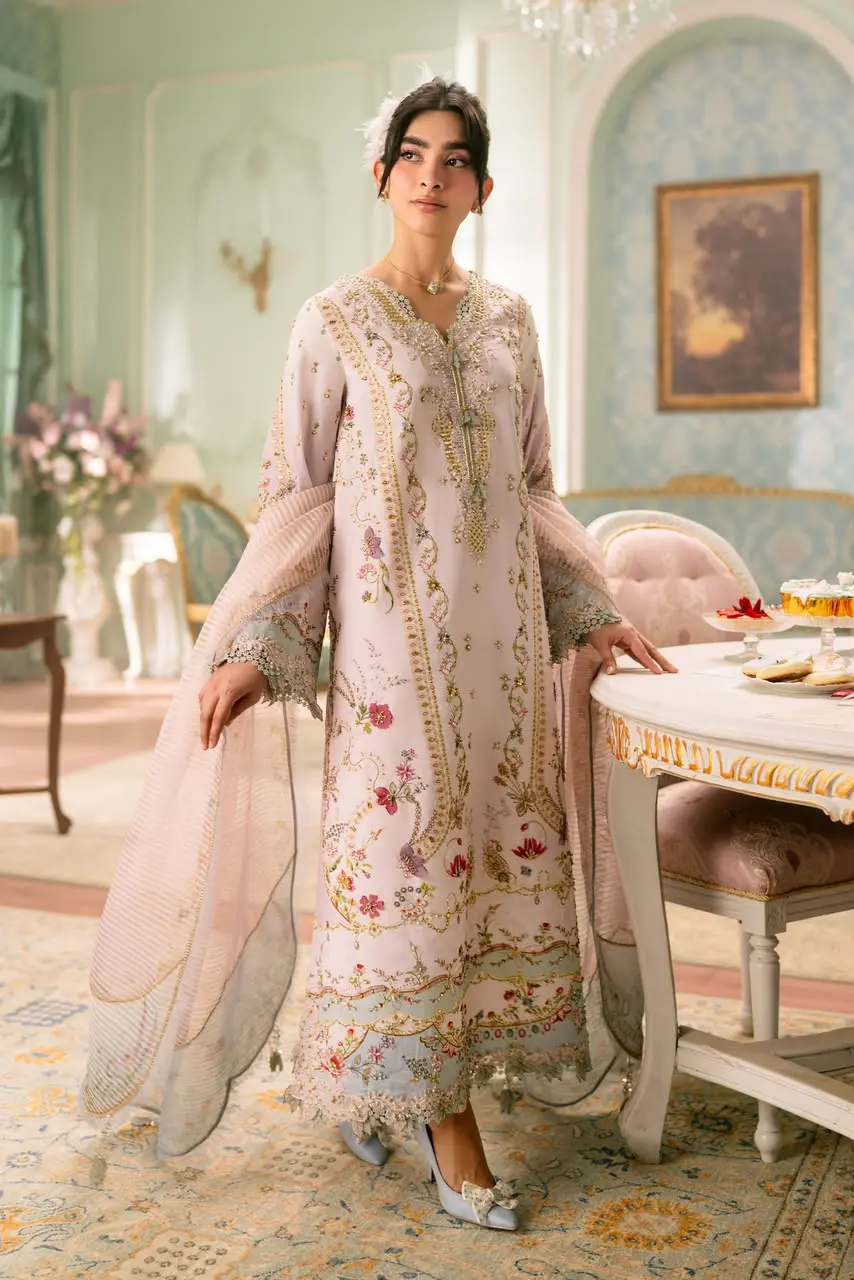 QALAMKAR LUXE SILK UNSTITCHED 