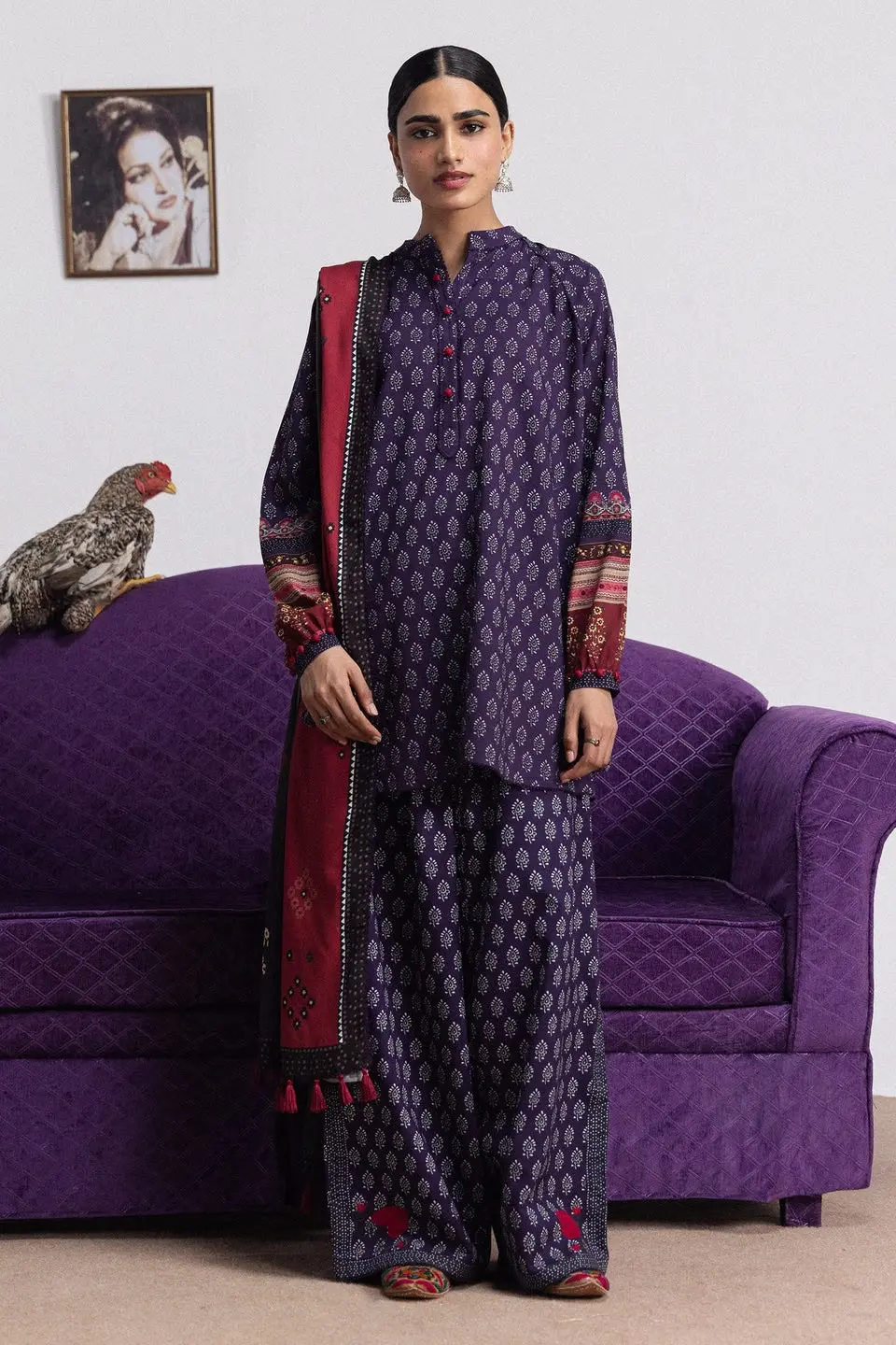 COCO PRINT WINTER UNSTITCHED 26