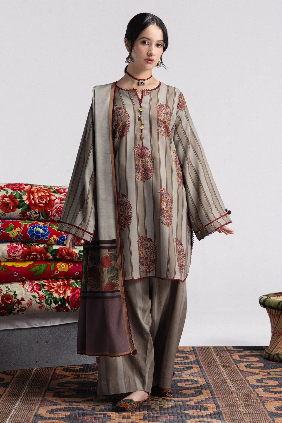 COCO PRINT WINTER UNSTITCHED 26